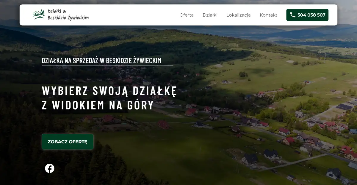 Strona internetowa restauracji Adona - Layout